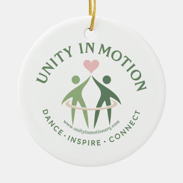 Unity in Motion Keramik Ornament (Vorne)