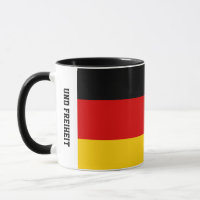 Unity Justice Freedom Deutschland Flagge Tasse