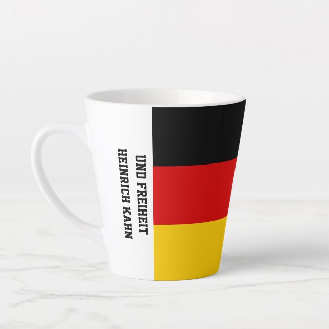 Unity Justice Freiheit Deutschland Flagge Tasse (Links)