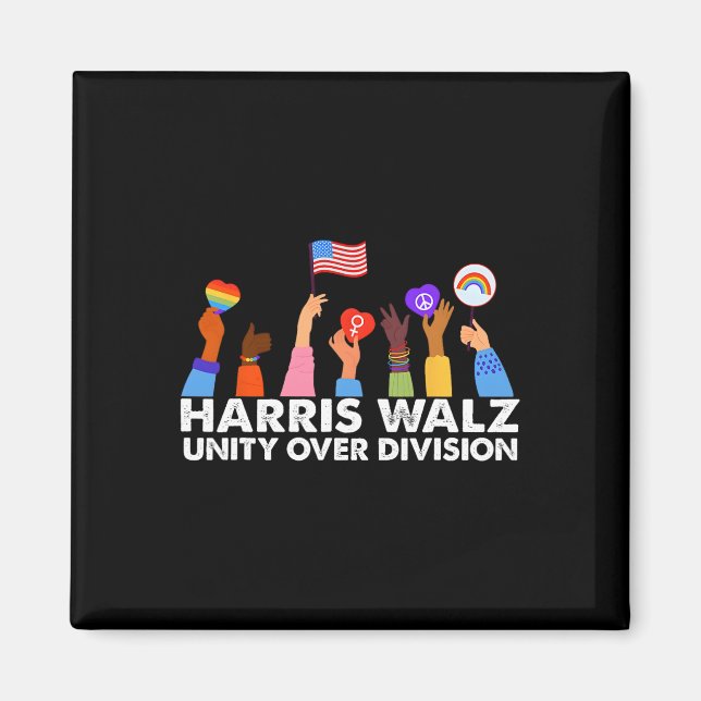 Unity over Division Harris Wheimer 2024 3 Magnet (Vorne)