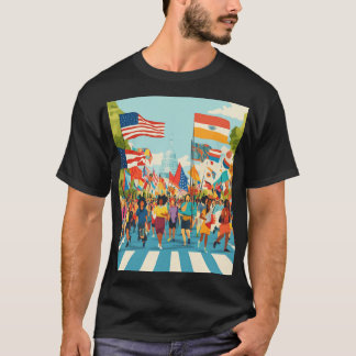 Unity Parade: Diversity feiern; Wahlen in den USA T-Shirt