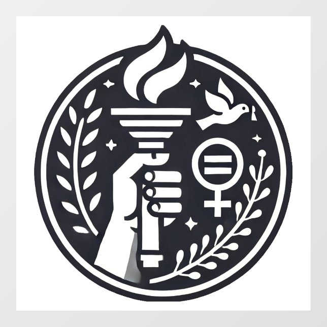 Unity Rising Fensteraufkleber (Blatt)