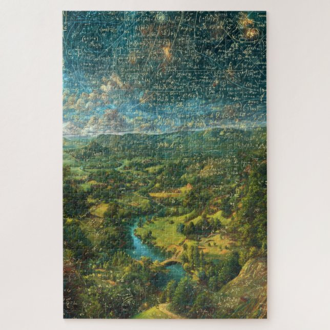 Universal Blueprint: The Mathematician's Valley Puzzle (Vertikal)