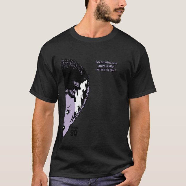 Universal-Monster Braut von Frankenstein 90. Heims T-Shirt (Vorderseite)