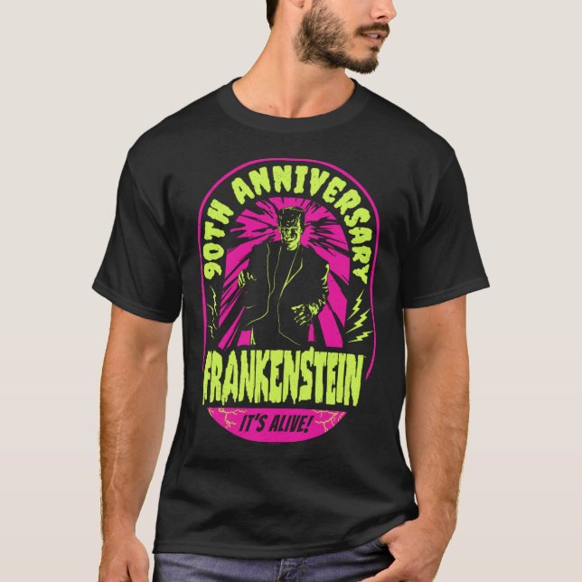 Universal Monsters Artist Series Frankenstein Stam T-Shirt (Vorderseite)