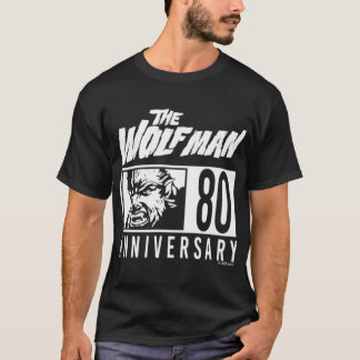 Universal Monsters Artist Serieshe Wolfman 80 Anni T-Shirt