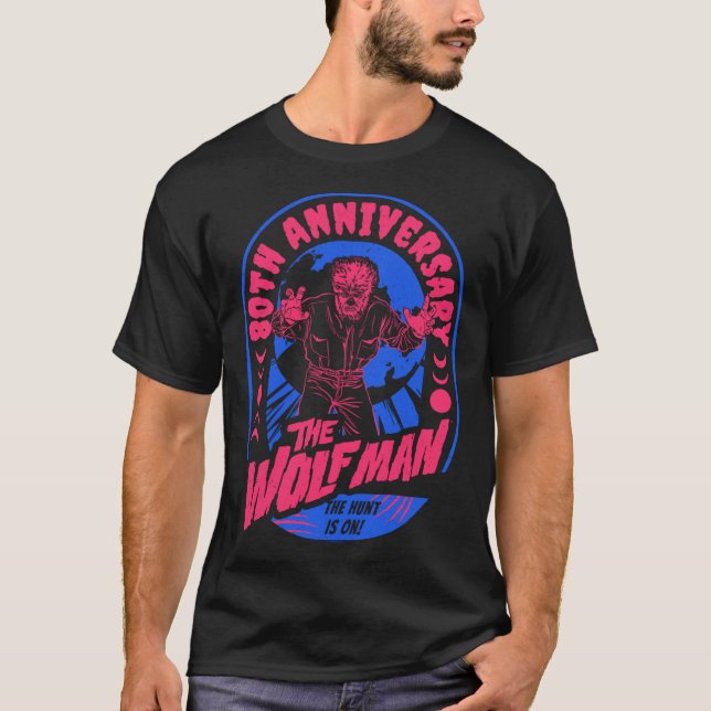 Universal Monsters Künstler-Serie Der Wolfsmann-St T-Shirt (Vorderseite)