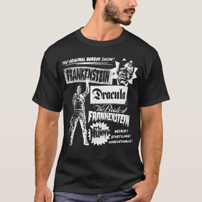 Universal Monstershe Original Horror Show family T-Shirt (Vorderseite)
