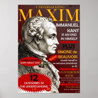 Universalisierung von Maxim Poster