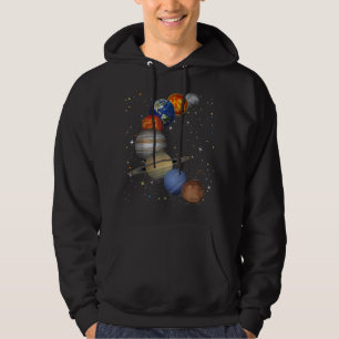 Universe Galaxy Planets Sun Astronomie Weltraum Hoodie