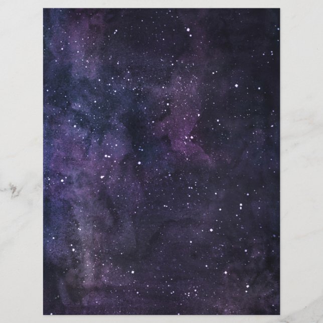 Universe Galaxy Stars & Blank 2 Side Scrapbook (Vorderseite)