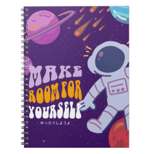 Universe Inspiriert und Astronaut Notebook-Abdecku Notizblock