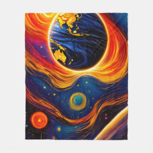 Universe Panel 50x84 002 Fleecedecke