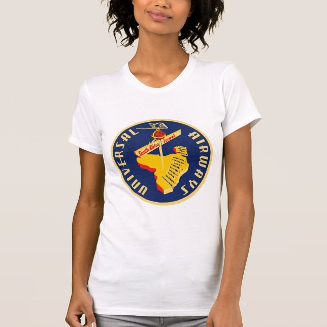 Universell Airways ~ Südafrika bis Israel T-Shirt (Vorderseite)