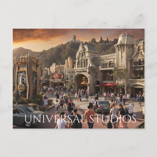 Universell Studios Hollywood (2) Postkarte (Vorderseite)