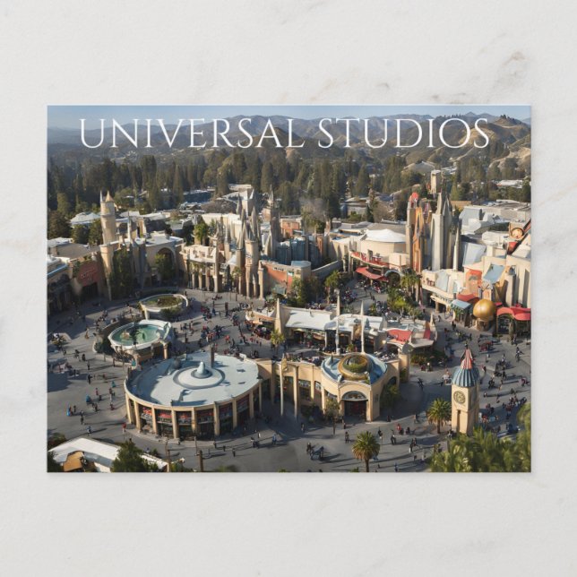 Universell Studios Hollywood (4) Postkarte (Vorderseite)
