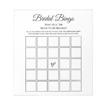 Universell White Brautparty Bingo Party Game