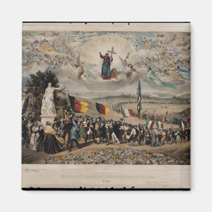 Universelle demokratische und Sozialrepublik, 1848 Magnet