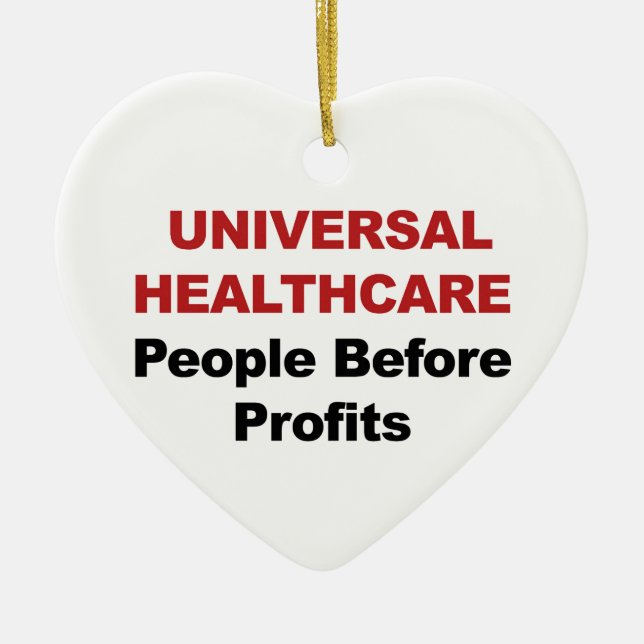 Universelle Gesundheitsfürsorge Keramikornament (Vorne)