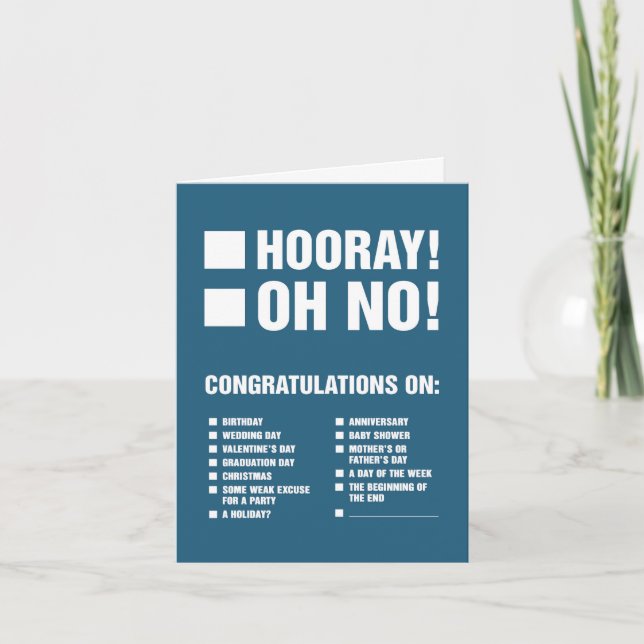 Universelle Gruß-Karte (plus Zombies) Karte (Vorderseite)