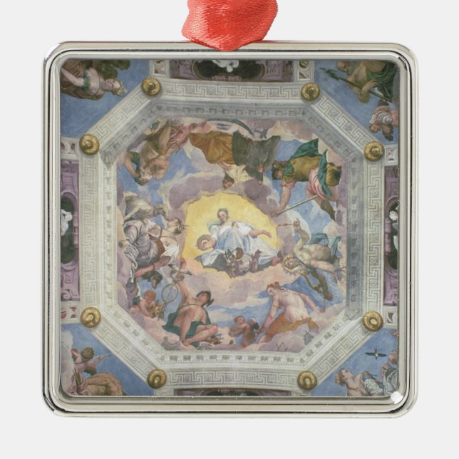 Universelle Harmonie oder göttliche Liebe, vom Ornament Aus Metall (Vorne)