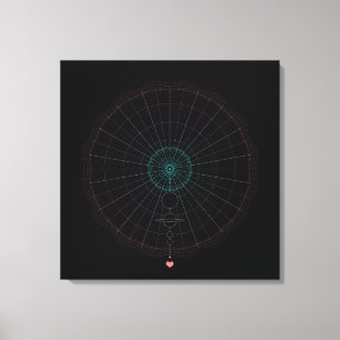 universelle Liebe Leinwanddruck