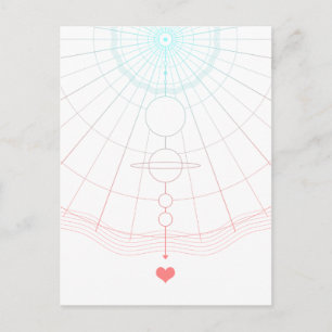 universelle Liebe Postkarte