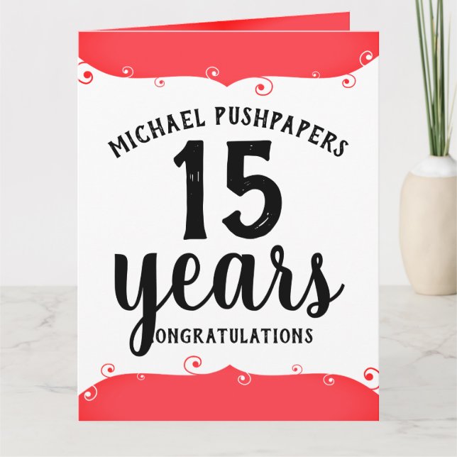 Universelle Meilensteinjubiläumskarte Karte (Vorderseite)