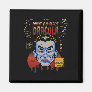 Universelle Monster Dracula Vintage Halloween-Mask Magnet