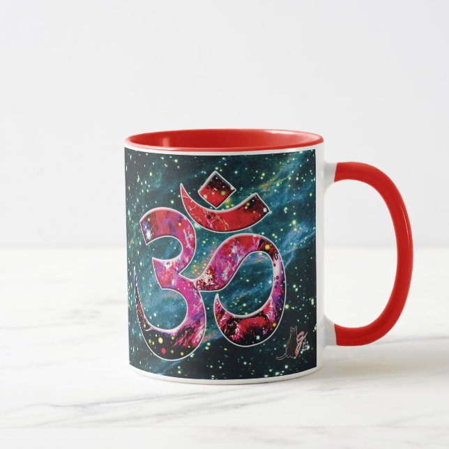 Universelle OM Bodhi-Tasse Tasse (Rechts)