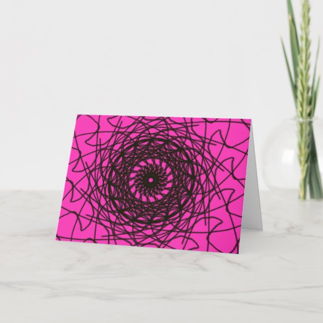 universelle Spirale *Grußkarte* Karte (Vorderseite)