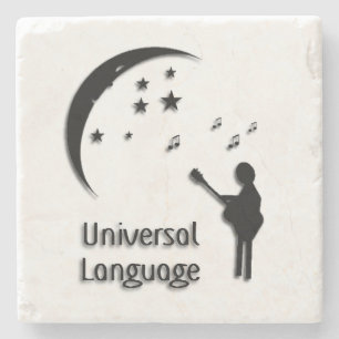 Universelle Sprachmusikgestaltung Steinuntersetzer