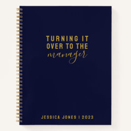 Universeller Manager Elegantes blaues Gesetz der A Notizbuch