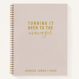 Universeller Manager Simple Pink Journal Notizbuch