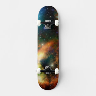 Universeller Milky Way Night Sky mit Stars Skatebo Skateboard