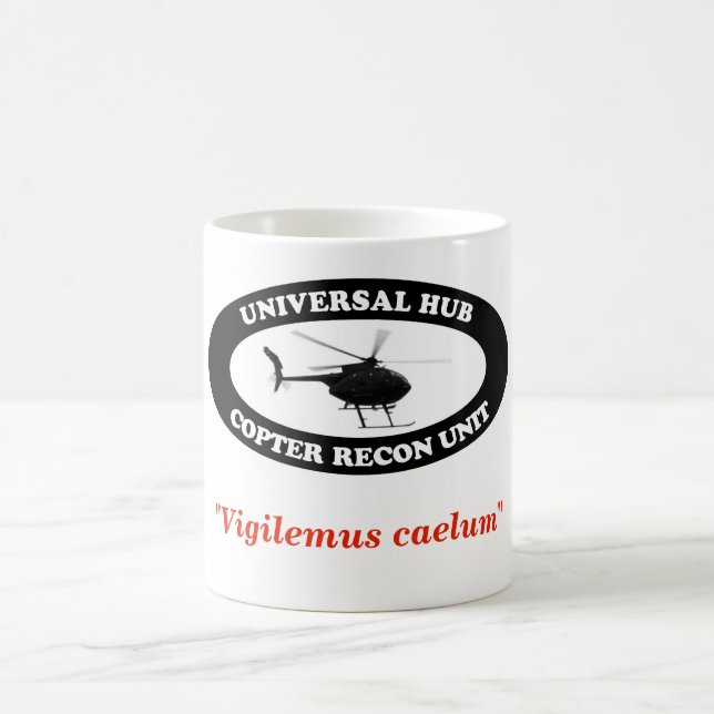 Universeller Naben-Hubschrauber-überholte Kaffeetasse (Mittel)