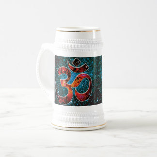 Universelles OM Hum Bierglas