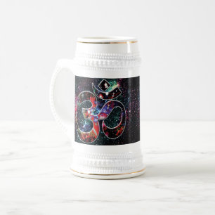 Universelles OM Karma Bierglas