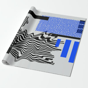 Universelles Set für moderne geometrische Formen. Geschenkpapier