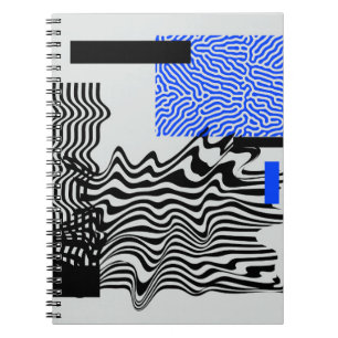 Universelles Set für moderne geometrische Formen. Notizblock