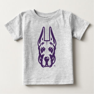 Universität Albany Great Dane Mascot Head Baby T-shirt