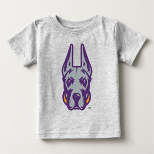 Universität Albany Great Dane Mascot Head Baby T-shirt