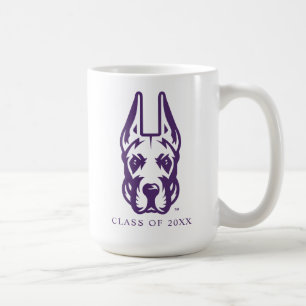 Universität Albany Great Dane Mascot Head Kaffeetasse