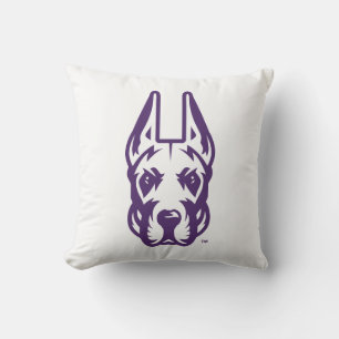 Universität Albany Great Dane Mascot Head Kissen