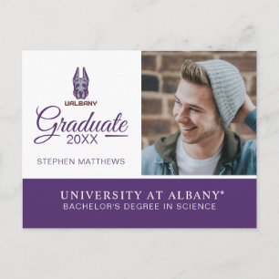 Universität Albany Great Danes Ankündigungspostkarte