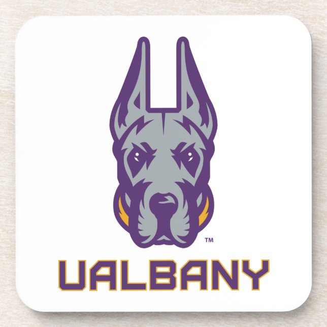 Universität Albany Great Danes Getränkeuntersetzer (Vorderseite)