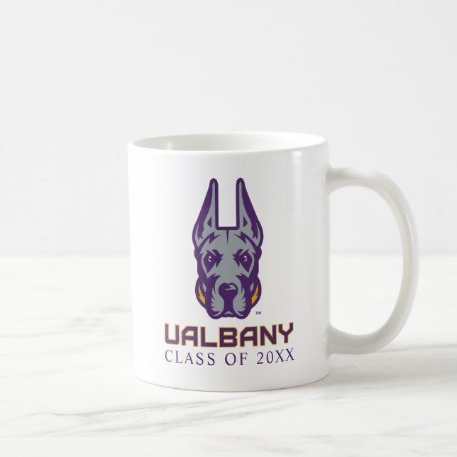 Universität Albany Great Danes Kaffeetasse (Rechts)