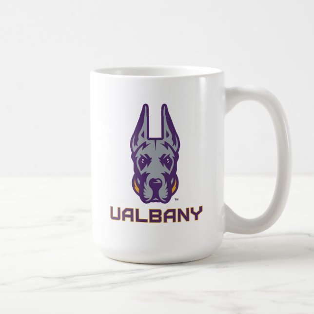 Universität Albany Great Danes Kaffeetasse (Rechts)