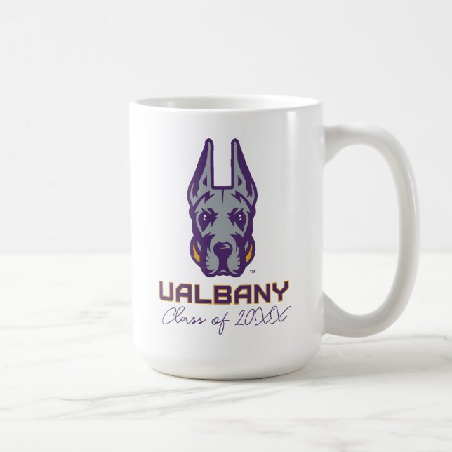 Universität Albany Great Danes Kaffeetasse (Rechts)