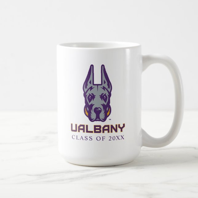 Universität Albany Great Danes Kaffeetasse (Rechts)